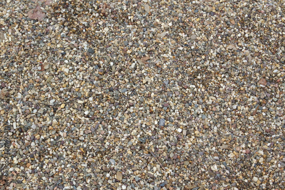 Close up gravel background