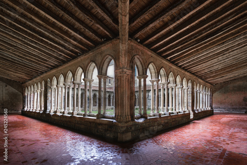 Interior of Cordeliers cloister