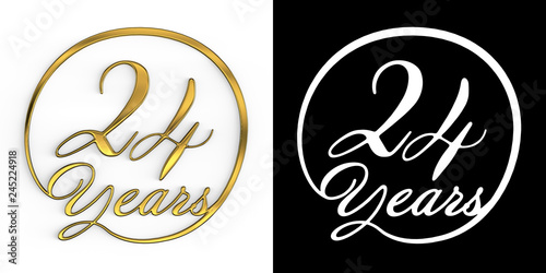 Golden number twenty-four years