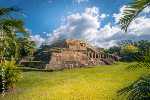 Mayan Pyramid of Tazumal photo