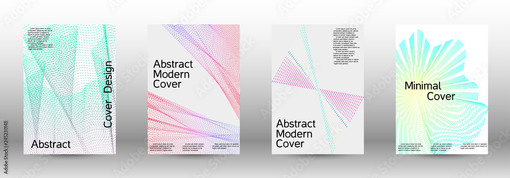 Minimal vector cover design with  linear waves.