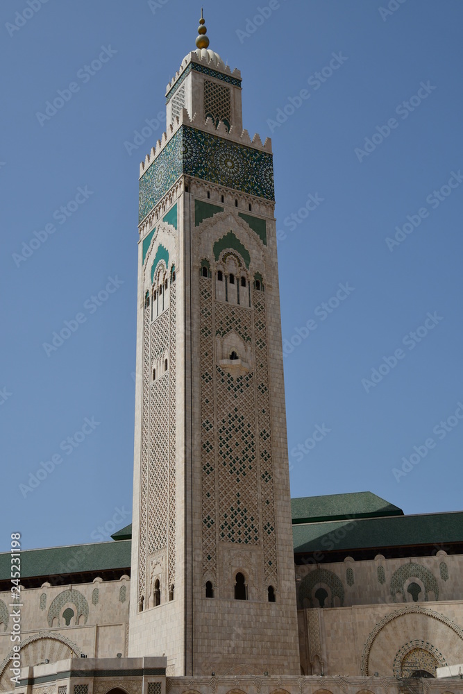 Fototapeta premium Mezquita Hassan II, Casablanca, Marruecos, Africa