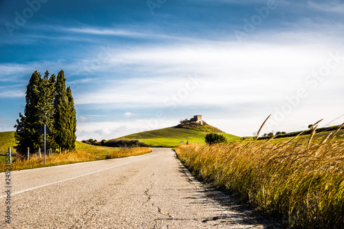 road in the countryside