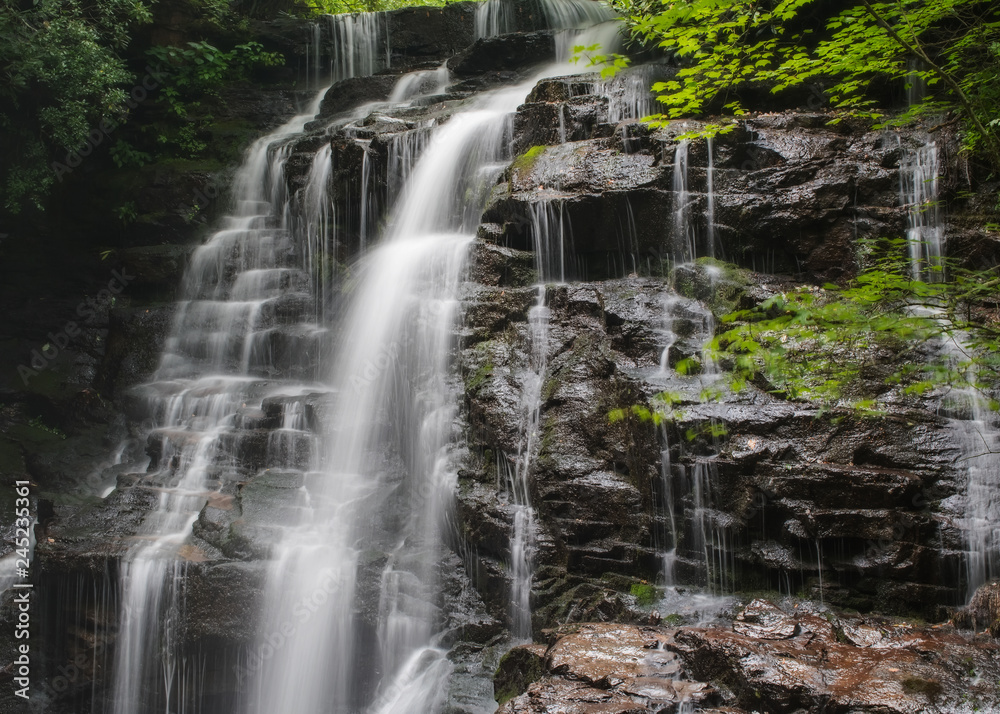 Obraz premium Soco Falls Near Cherokee