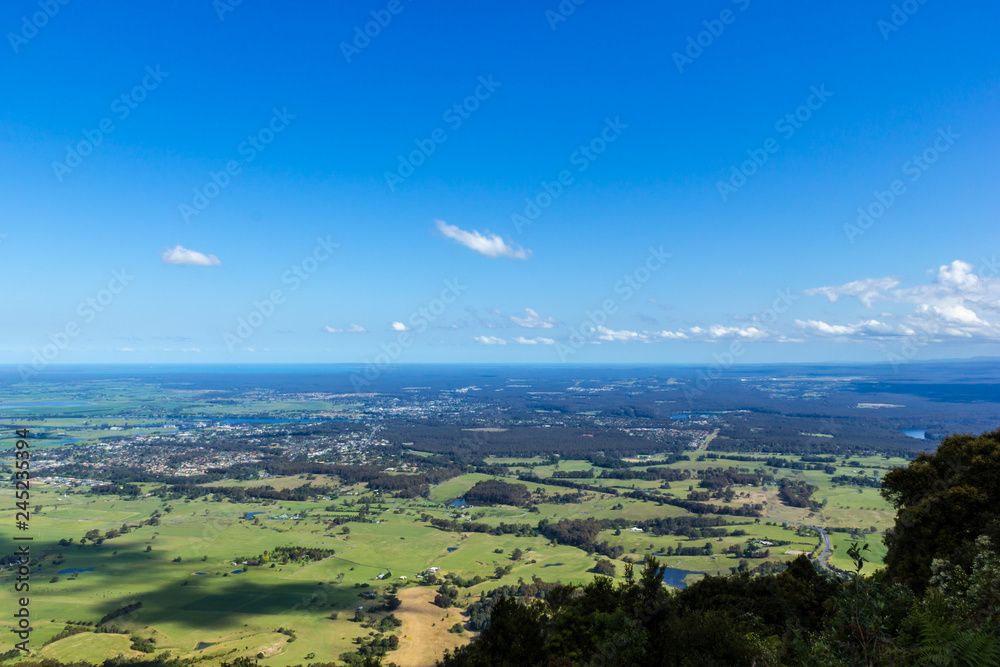 Cambewarra lookout with Berrys Bay and Shoalhaven river in the background