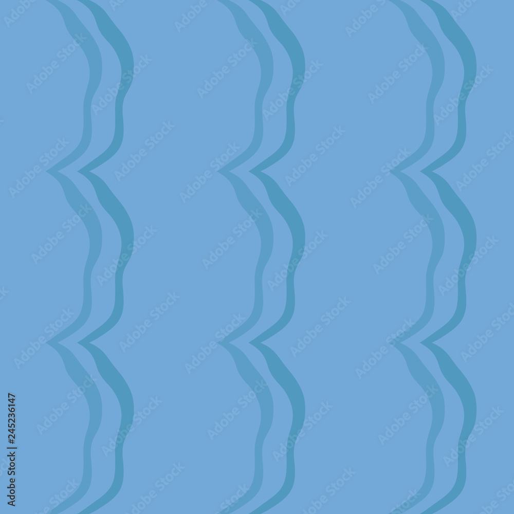 Seamless pattern background with multi-colored wavy lines.