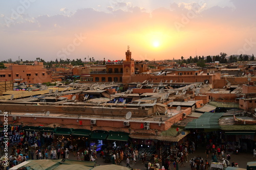 Plaza de Yamaa el Fna, Marrakech, Marruecos, Africa