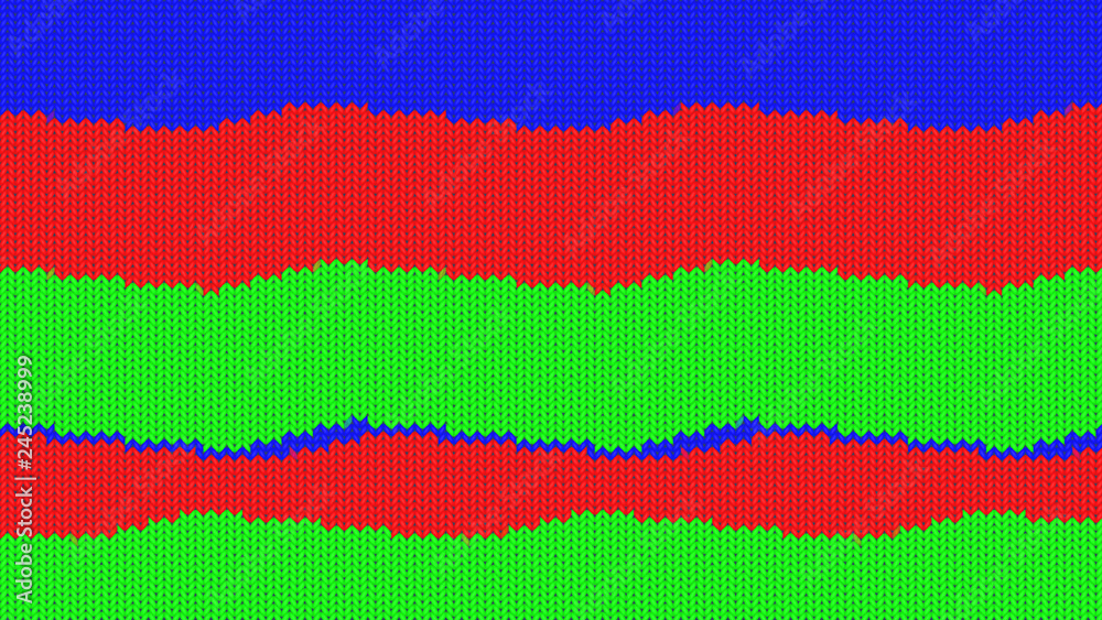 Background with a knitted texture, imitation of wool. Multicolored diverse lines. Background with a knitted texture, imitation of wool. Multicolored diverse lines.