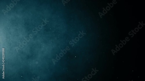 Cinematic abstract background with moving particles on a concrete wall