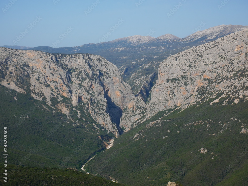 Supramonte and the gorge of Su Gorropu, Sardinia Italy