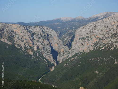 Obraz na płótnie Supramonte and the gorge of Su Gorropu, Sardinia Italy w salonie