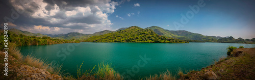 lake in the mountains photo