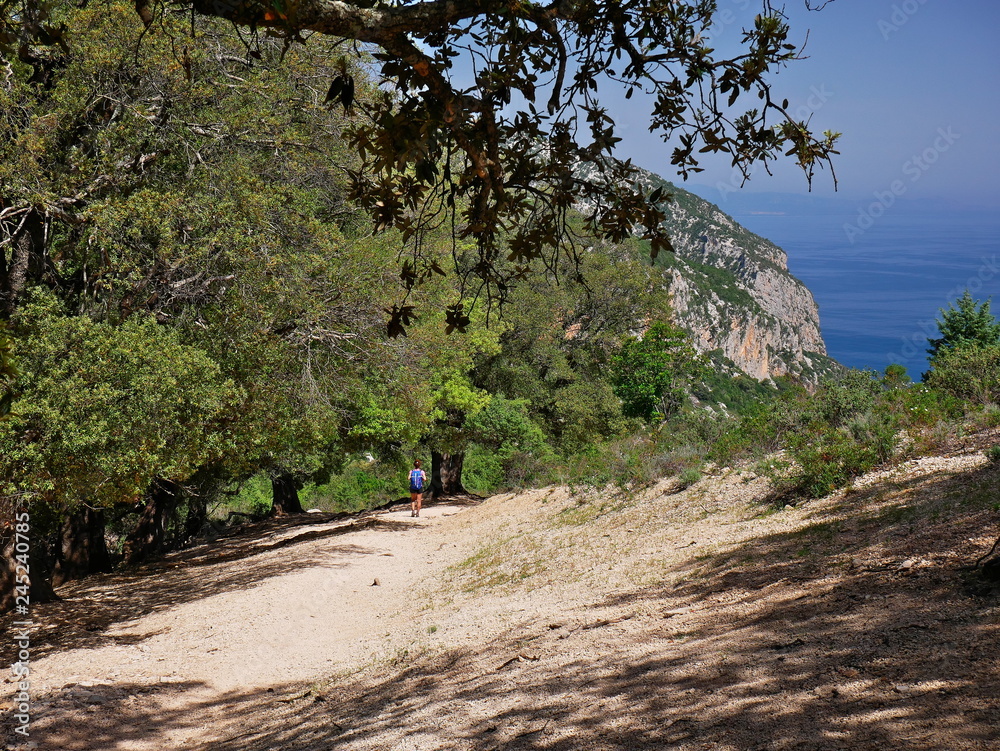 The hiking path to Cala Goloritze and Aguglia, Sardinia
