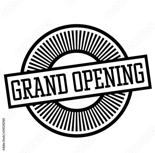 grand opening stamp