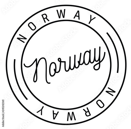 Photography norway stamp