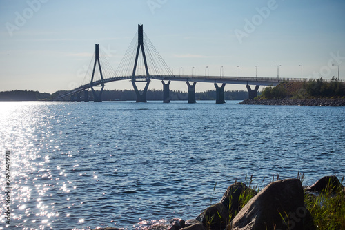 Replot Bridge on summer evening light