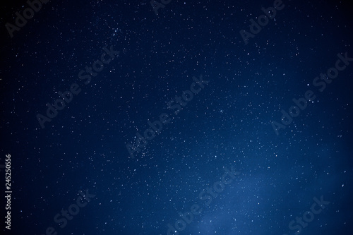 Night sky with lot of stars  space background  astrophoto with long exposure