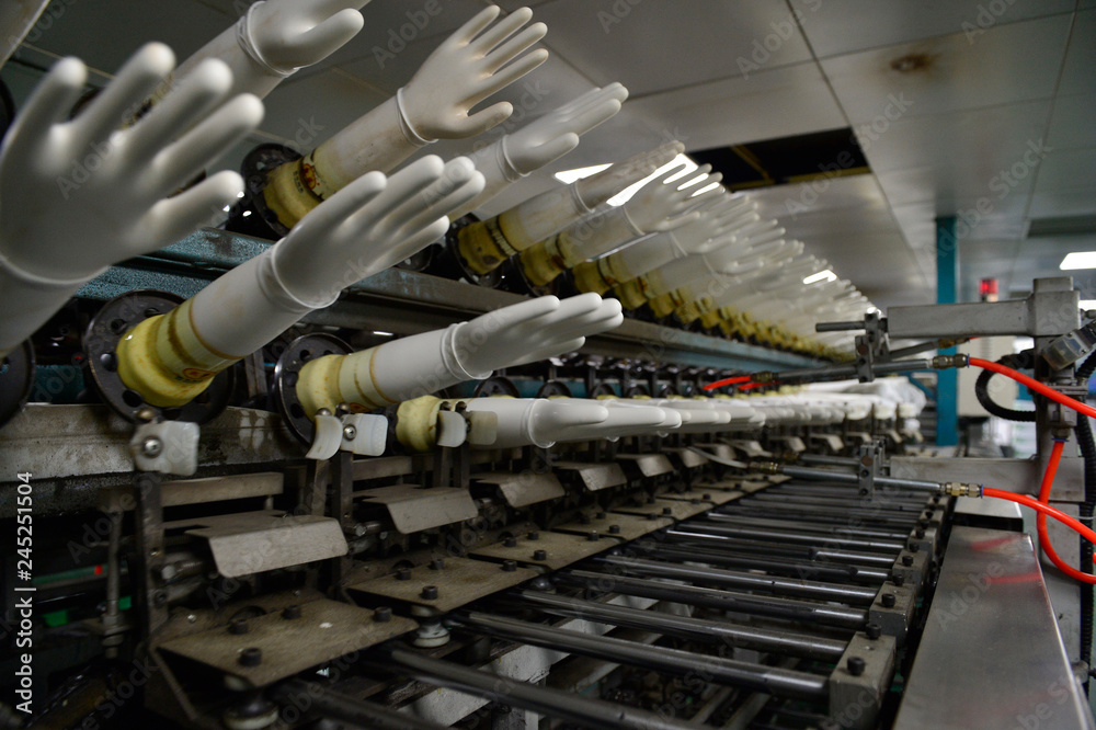 Rubber gloves production line Rubber gloves production line