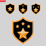 Badge, army, honor icon vector image