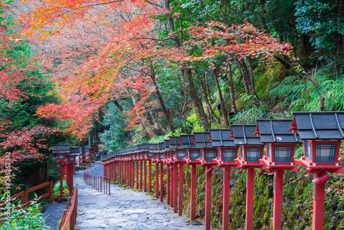 京都 貴船神社の紅葉