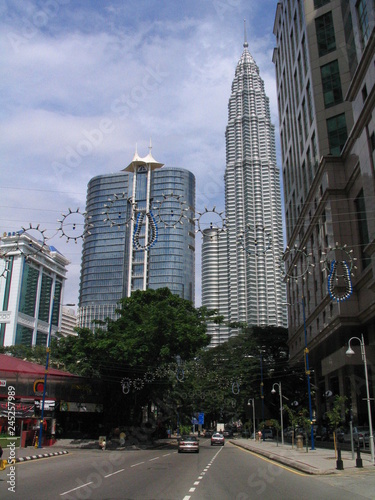 Towers in Malaysia. City of  Kuala Lumpur. Year 2003