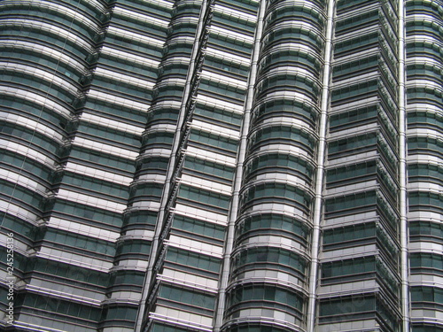 Towers in Malaysia. City of  Kuala Lumpur. Year 2003 photo