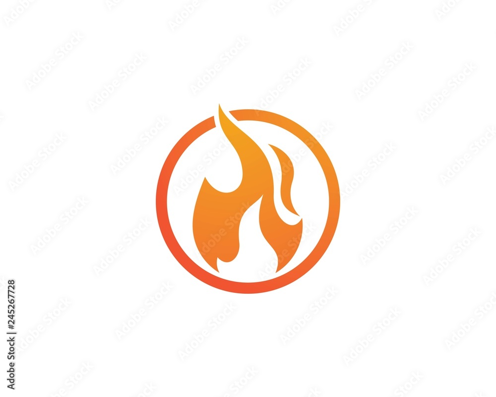 Fire flame Logo