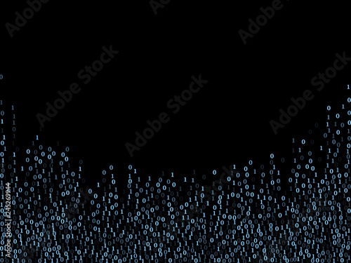 Binary code cyber monday sale background.