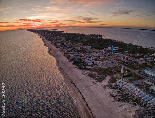 St. George is a Vacation Town on an Island of the same Name photo