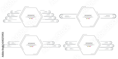 Infographic template can be used for workflow layout, diagram, annual report, web design