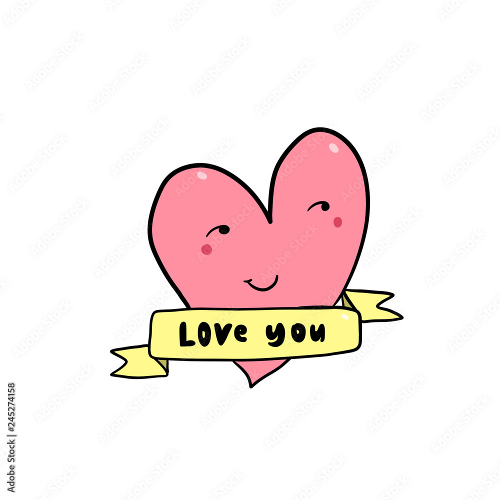 heart shape illustration that expresses love heart shape illustration that expresses love