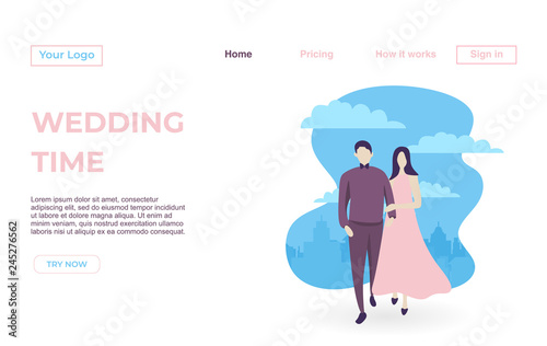 Landing page template of Co...