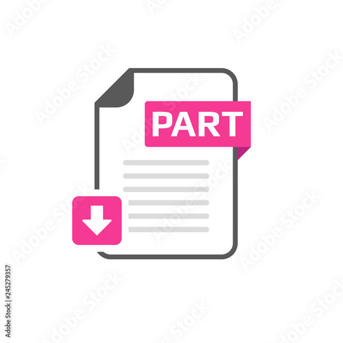 Download PART file format, extension icon