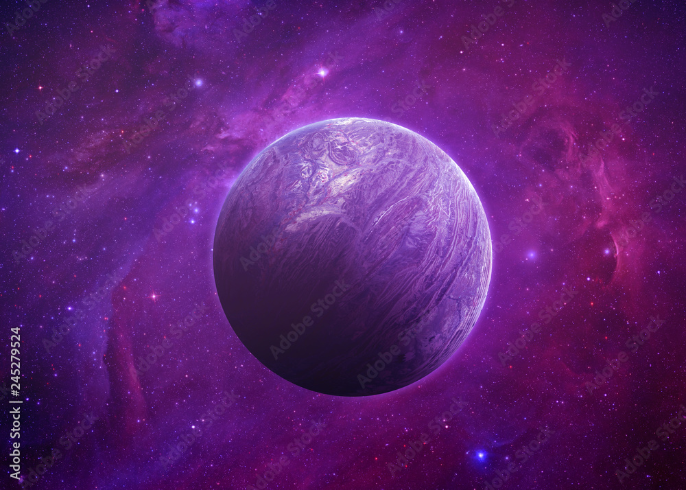 Distant Planet - Elements of this Image Furnished by NASA