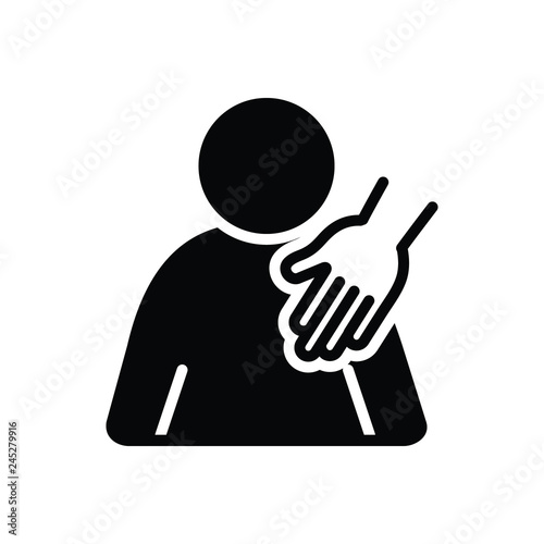 Black solid icon for sexual 