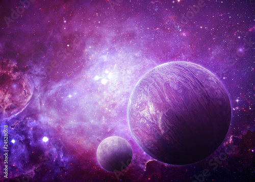 Fototapeta Naklejka Na Ścianę i Meble -  Alien World - Elements of this Image Furnished by NASA