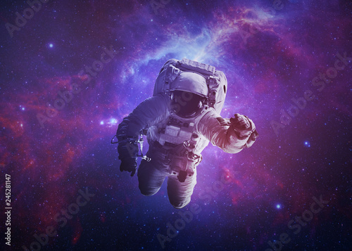 Astronaut Afloat - Elements of this Image Furnished by nASA