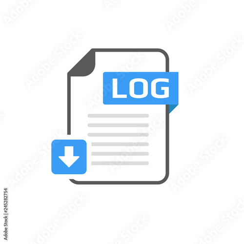 Download LOG file format, extension icon
