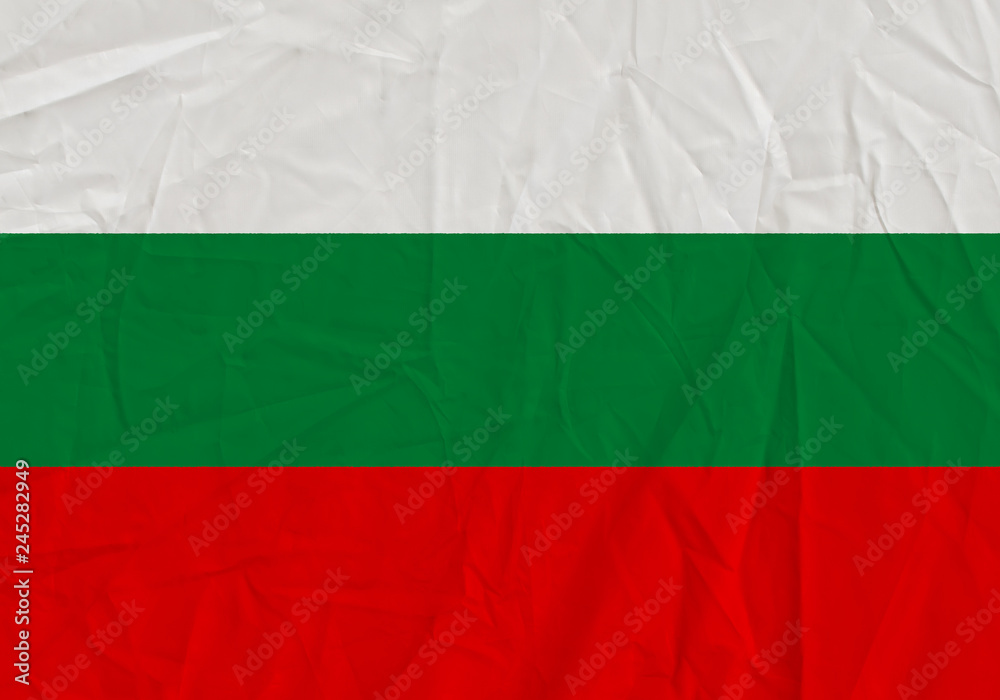bulgaria grunge flag