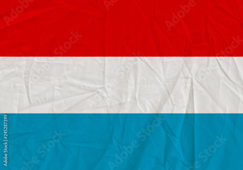 luxembourg grunge flag