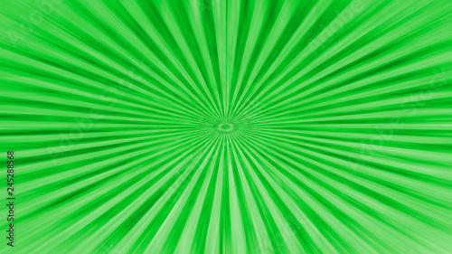 Green sunburst texture. Abstract lines background