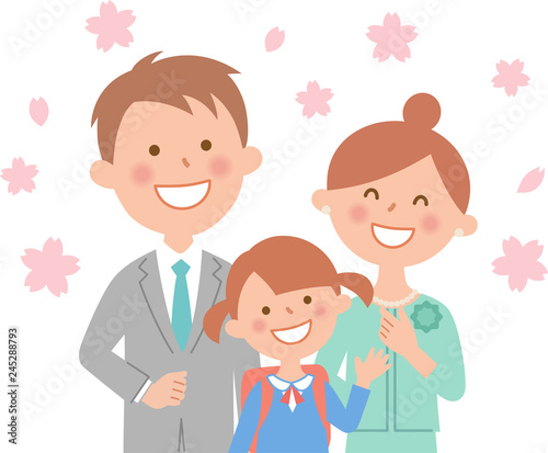 小学生の入学式上半身stock Vector Adobe Stock 小学生の入学式上半身stock Vector Adobe Stock
