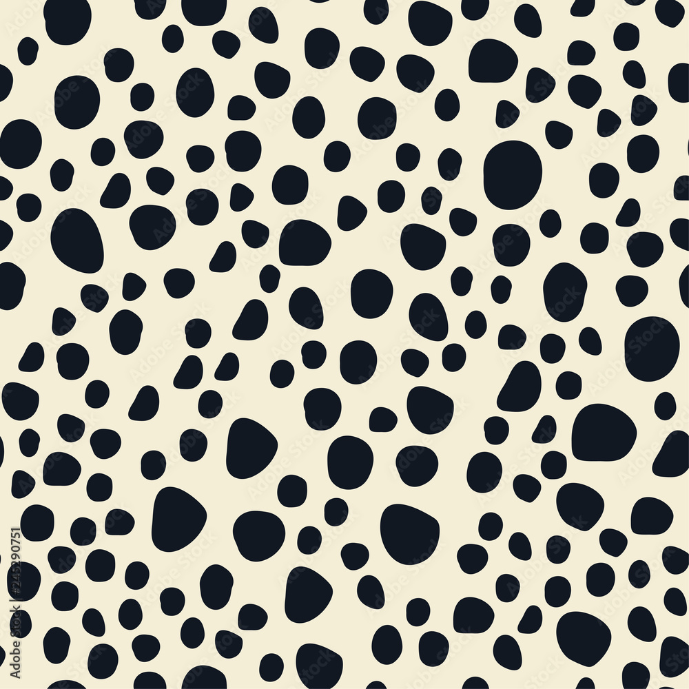 Seamless pattern of dalmatian spots Seamless pattern of dalmatian spots
