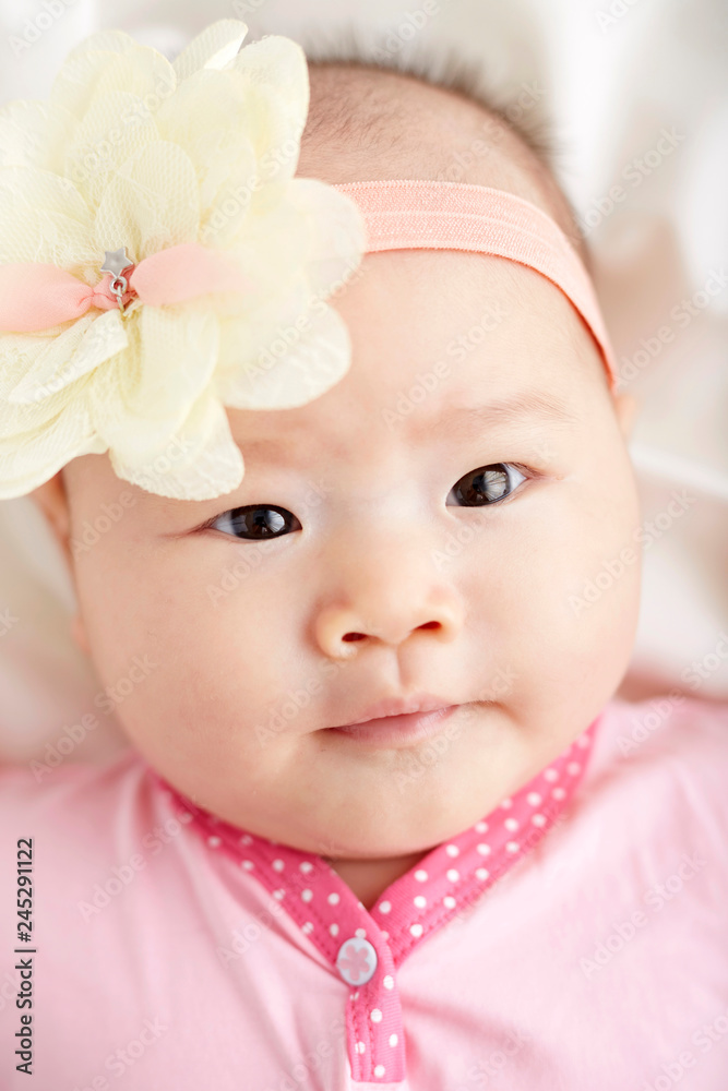 Baby Asian. Happy, cheerful expression Baby Asian. Happy, cheerful expression