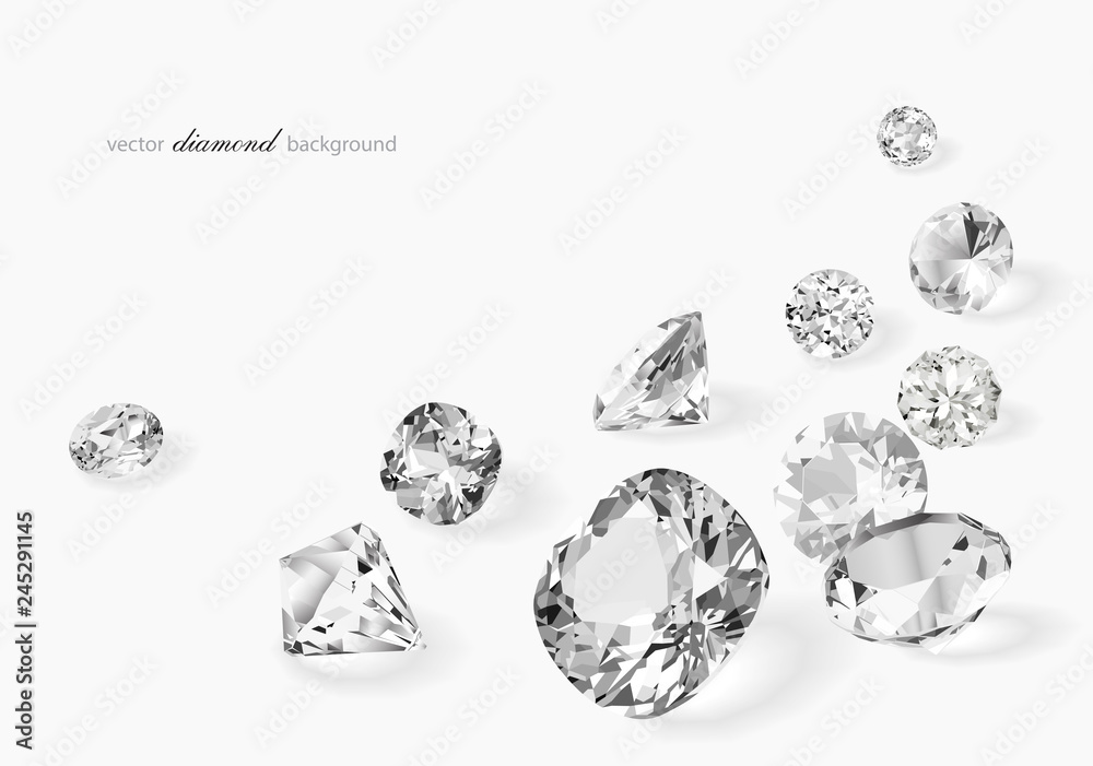 Luxury background with diamonds for modern design