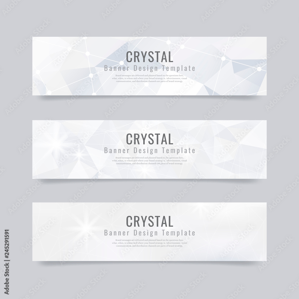 Fototapeta premium Crystal textured background collection