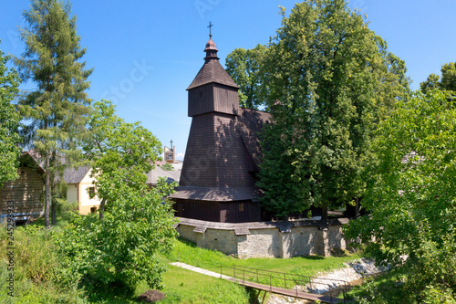 ancient wooden church, Hervartov, Slovakia