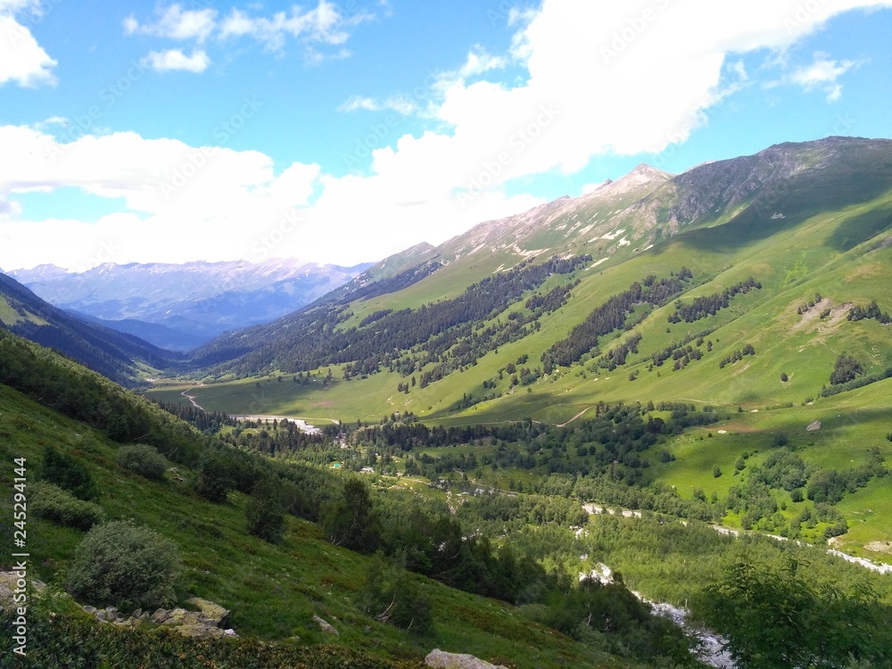 landscape in the mountains