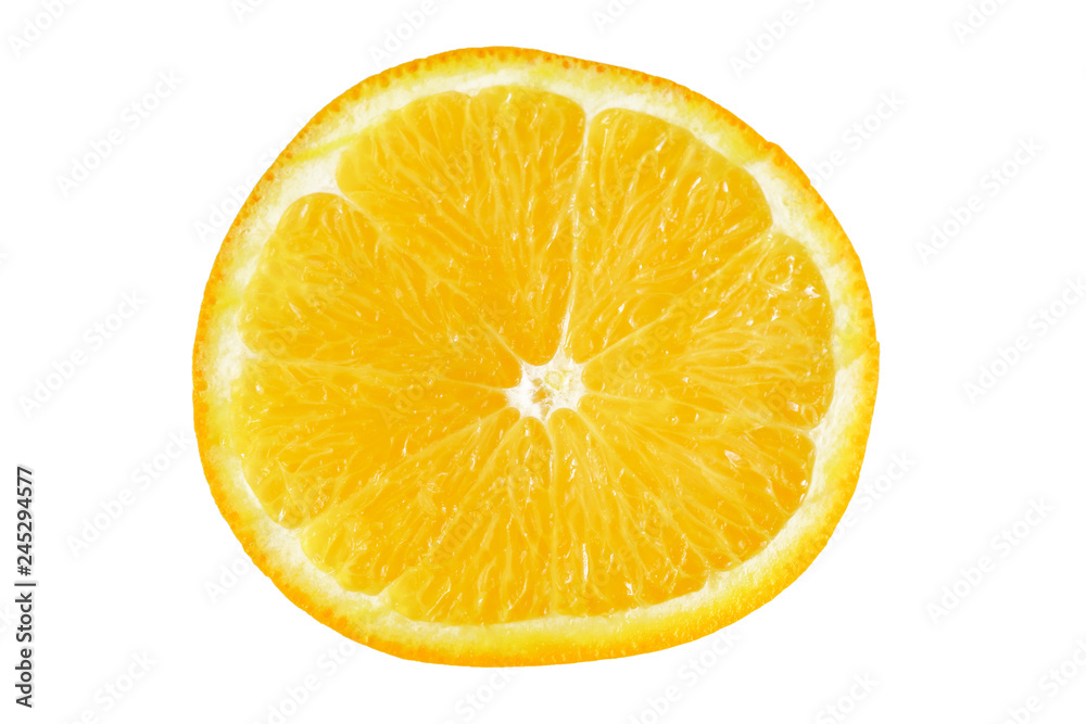 citrus slice, ripe orange isolated on white background citrus slice, ripe orange isolated on white background