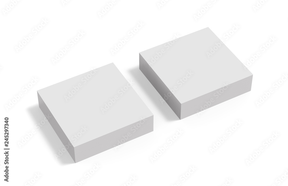 Blank white mock up template for business card, invitation car, greeting card, flyer and brochure, stack of papers on white background, 3d illustration Blank white mock up template for business card, invitation car, greeting card, flyer and brochure, stack of papers on white background, 3d illustration